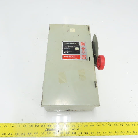 Cutler Hammer DH362FGK 60A Fusible Heavy Duty Safety Disconnect Switch 600VAC