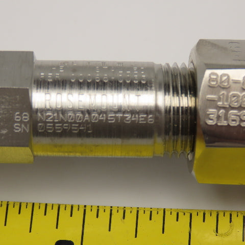 Rosemount 0068N21N00A45T34E6 Explosion Proof Temperature Probe & Thermowell