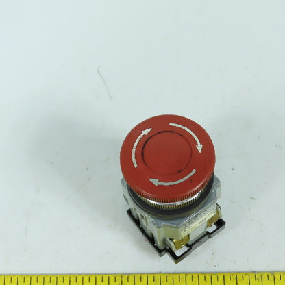 Idec 41-10650 AVD Push / Twist Return Emergency Stop Button Switch 125/300V 5/3A