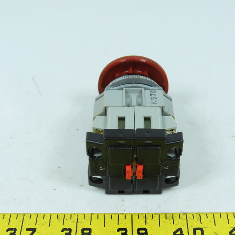 Idec 41-10650 AVD Push / Twist Return Emergency Stop Button Switch 125/300V 5/3A