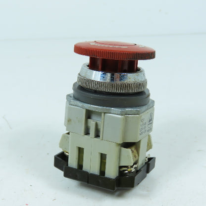 Idec 41-10650 AVD Push / Twist Return Emergency Stop Button Switch 125/300V 5/3A