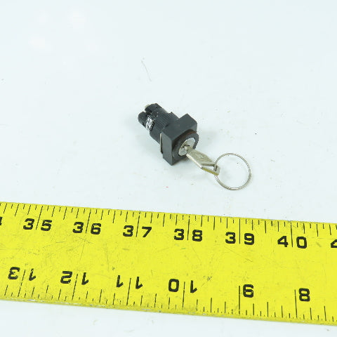 Fuji AH16P-J2B 2-Position Keyed Selector Switch 250V 5A