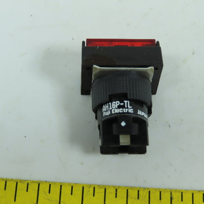 Fuji AH16P-TL Momentary Contact Red Push Button Switch 250V 5A