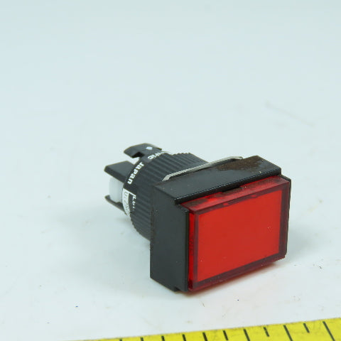 Fuji AH16P-TL Momentary Contact Red Push Button Switch 250V 5A