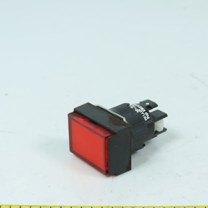 Fuji AH16P-TL Momentary Contact Red Push Button Switch 250V 5A