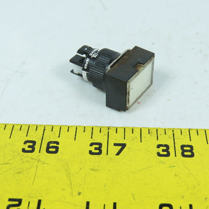 Fuji AH16P-TGL Momentary Contact White Push Button Switch 250V 5A