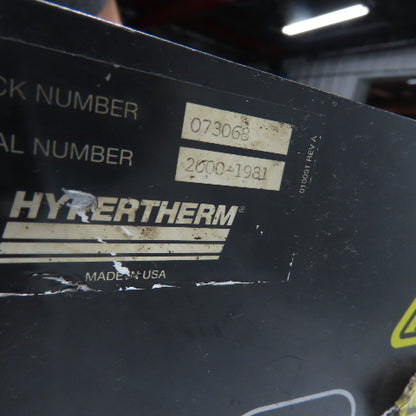 Hypertherm 073068 HySpeed HT2000 Gas Console