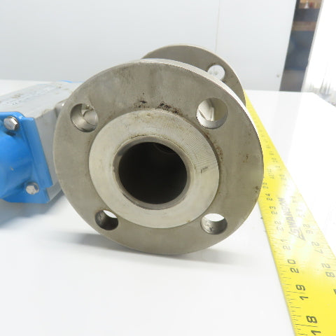 Jamesbury Pneumatic Valve Actuator 116PSI W/ 2" Stainless Steel Ball Valve