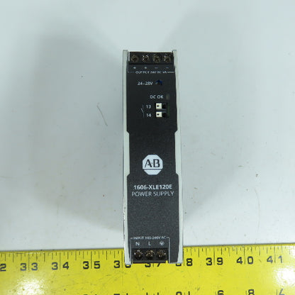 Allen Bradley 1606-XLE120E Ser B 24-28V DC 5A Power Supply 100-240V 1PH Input