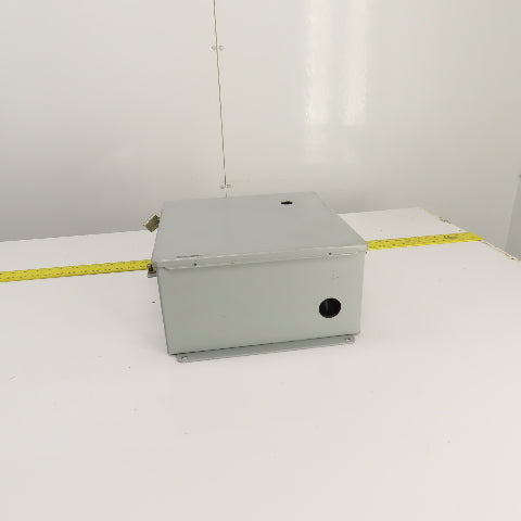 Hoffman A-1212CH 12" x 12" x 6" Electrical Enclosure W/ Backplate Type 12