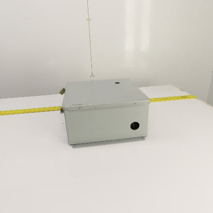 Hoffman A-1212CH 12" x 12" x 6" Electrical Enclosure W/ Backplate Type 12