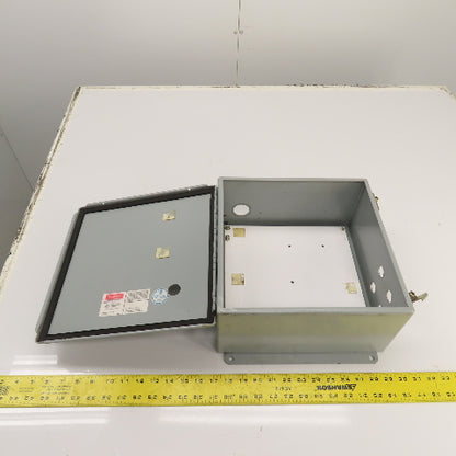 Hoffman A-1212CH 12" x 12" x 6" Electrical Enclosure W/ Backplate Type 12