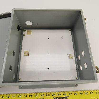 Hoffman A-1212CH 12" x 12" x 6" Electrical Enclosure W/ Backplate Type 12