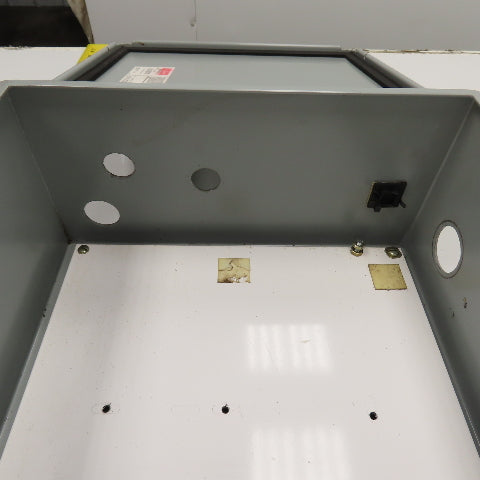 Hoffman A-1212CH 12" x 12" x 6" Electrical Enclosure W/ Backplate Type 12