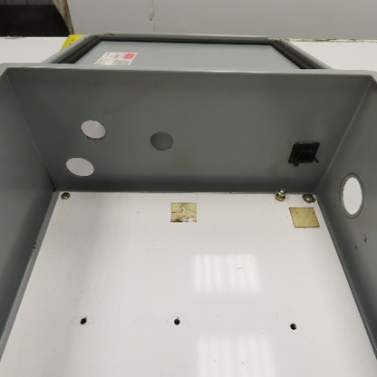 Hoffman A-1212CH 12" x 12" x 6" Electrical Enclosure W/ Backplate Type 12