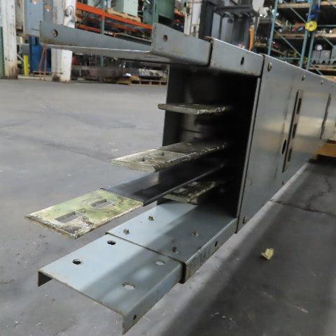 Westinghouse 36-E-9413 400A 277/480V 4 Wire 3Ph Bus Duct 10' Run W/ Branch Tee