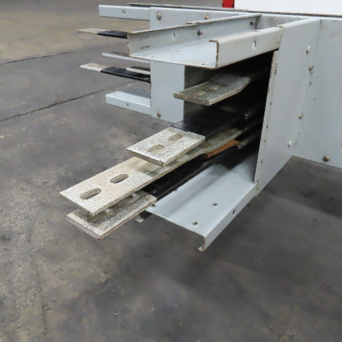 Westinghouse 36-E-9413 400A 277/480V 4 Wire 3Ph Bus Duct 10' Run W/ Branch Tee