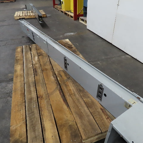Westinghouse Busway 600A 277/480V 4 Wire 3Ph Bus Duct 10' Run W/ J-Box