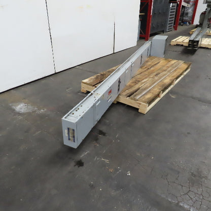 Westinghouse Busway 600A 277/480V 4 Wire 3Ph Bus Duct 10' Run W/ J-Box