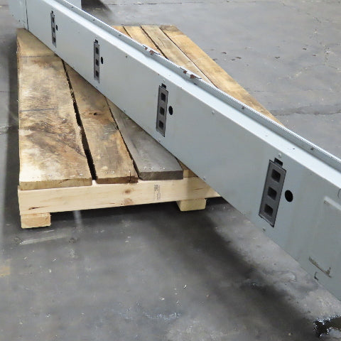 Westinghouse Busway 600A 277/480V 4 Wire 3Ph Bus Duct 10' Run W/ J-Box