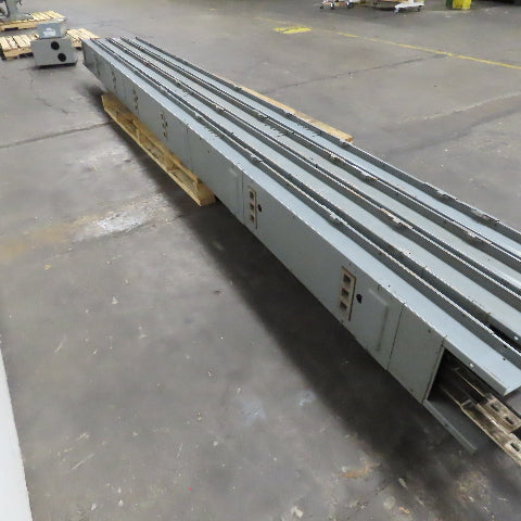 Westinghouse 400A 277/480V 4 Wire 3Ph Bus Duct 60' Run 15' Sections Lot Of 4