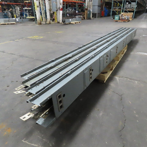 Westinghouse 400A 277/480V 4 Wire 3Ph Bus Duct 60' Run 15' Sections Lot Of 4