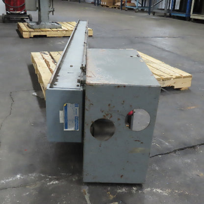 Westinghouse 600A 277/480V 4 Wire 3Ph Bus Duct 10' Run W/ J Box