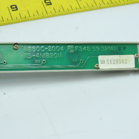Mitsubishi AB50C-2004 Operator Control Push Button Panel From Dual Turn 20