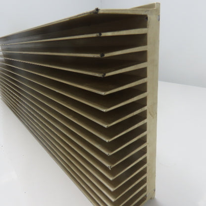 157173 B 24" x 8" x 2.5" Fin Style Heat Sink Mounting Surface W/ (2)MG100M2CK1