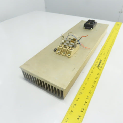 157173 B 24" x 8" x 2.5" Fin Style Heat Sink Mounting Surface W/ MG100M2CK1