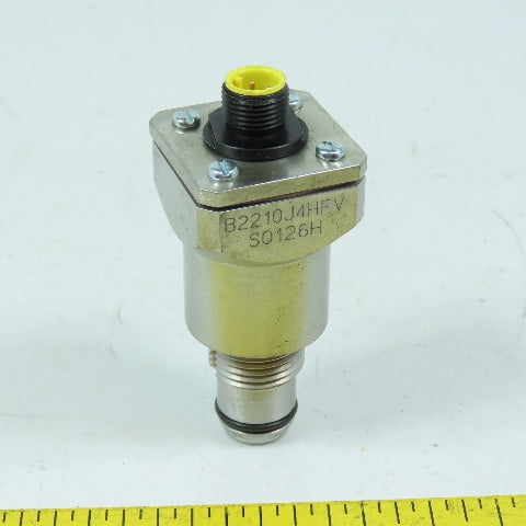 Hydac B2210J4HFV S0126H 3/4-16 UNF Aluminum Filter Clogging Indicator 3000PSI
