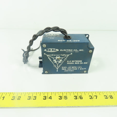 RK Electic RCD-2A-30V RC Network 240VAC Cap .4 MFD 10%