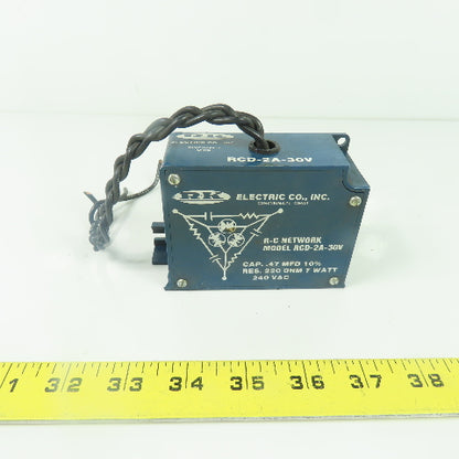 RK Electic RCD-2A-30V RC Network 240VAC Cap .4 MFD 10%