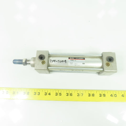 SMC C95S32-80 Double Acting Pneumatic Cylinder 145PSI 30mm Bore 80mm Bore