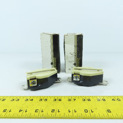 Leviton 2610 30A 125V Flush Mount Locking Receptacle 2P 3W L5-30 Lot Of 2