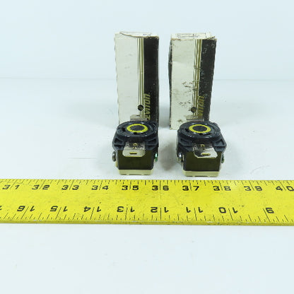 Leviton 2610 30A 125V Flush Mount Locking Receptacle 2P 3W L5-30 Lot Of 2