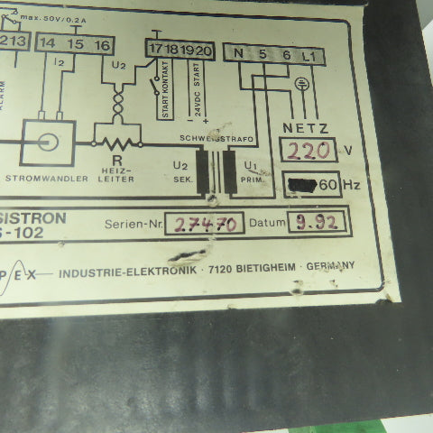 Resistron RES-102 Temperature Controller 220V 24VDC