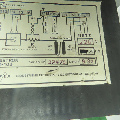Resistron RES-102 Temperature Controller 220V 24VDC