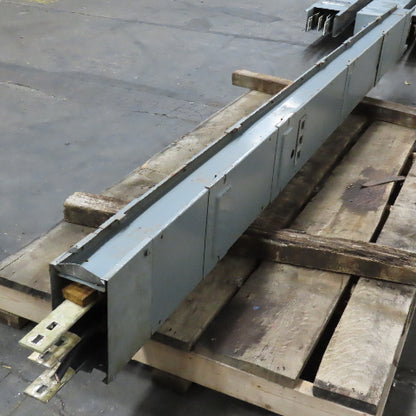 Westinghouse 453D 598 G68 400A 277/480V 4 Wire 3Ph Bus Duct 10'