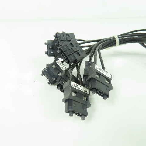 Fanuc A66L-6001-0023 Optical Fiber Cordset Cable Lot Of 8