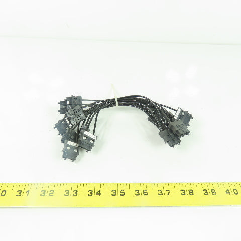 Fanuc A66L-6001-0023 Optical Fiber Cordset Cable Lot Of 8