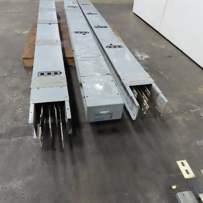 Westinghouse 1408D36B51 600A 277/480V 4 Wire 3Ph Bus Duct 10' Sections 30' Run