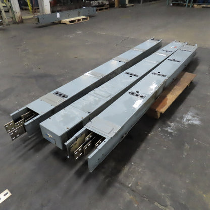 Westinghouse 1408D36B51 600A 277/480V 4 Wire 3Ph Bus Duct 10' Sections 30' Run