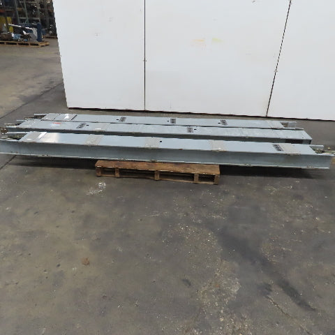 Westinghouse 1408D36B51 600A 277/480V 4 Wire 3Ph Bus Duct 10' Sections 30' Run