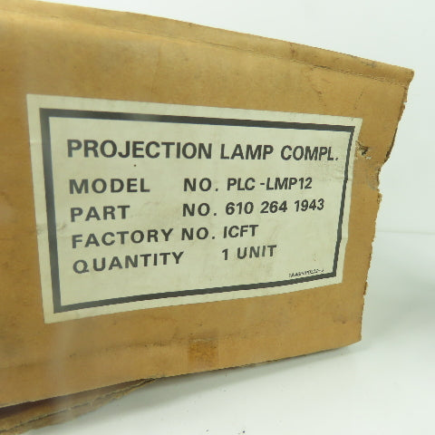 610 264 1943 PLC-LMP12 Projection Lamp Bulb W/ Housing NEW