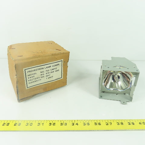 610 264 1943 PLC-LMP12 Projection Lamp Bulb W/ Housing NEW