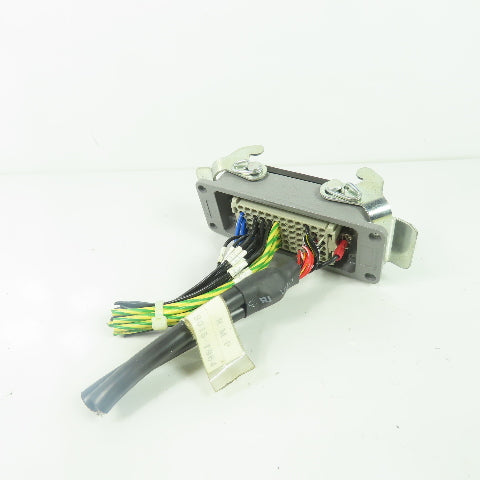 Harting 8015-T964 RMP 72-Pin Hole Female Connector Receptacle & Housing