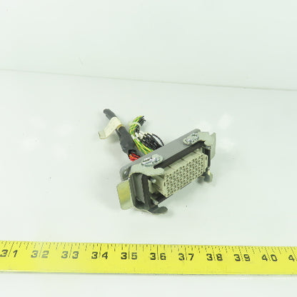 Harting 8015-T964 RMP 72-Pin Hole Female Connector Receptacle & Housing