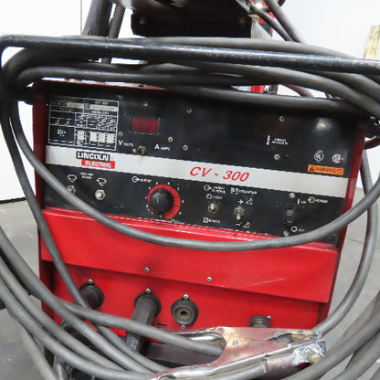 Lincoln CV-300 400A 36V MIG Welder LN-742H Feeder 208-230/460V Wheel Package