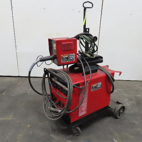 Lincoln CV-300 400A 36V MIG Welder LN-742H Feeder 208-230/460V Wheel Package
